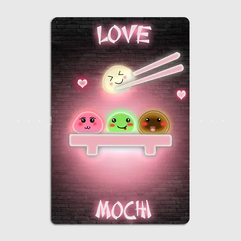 Home Cinema Food - AŞK MOCHI Gıda Neon Tabela Metal