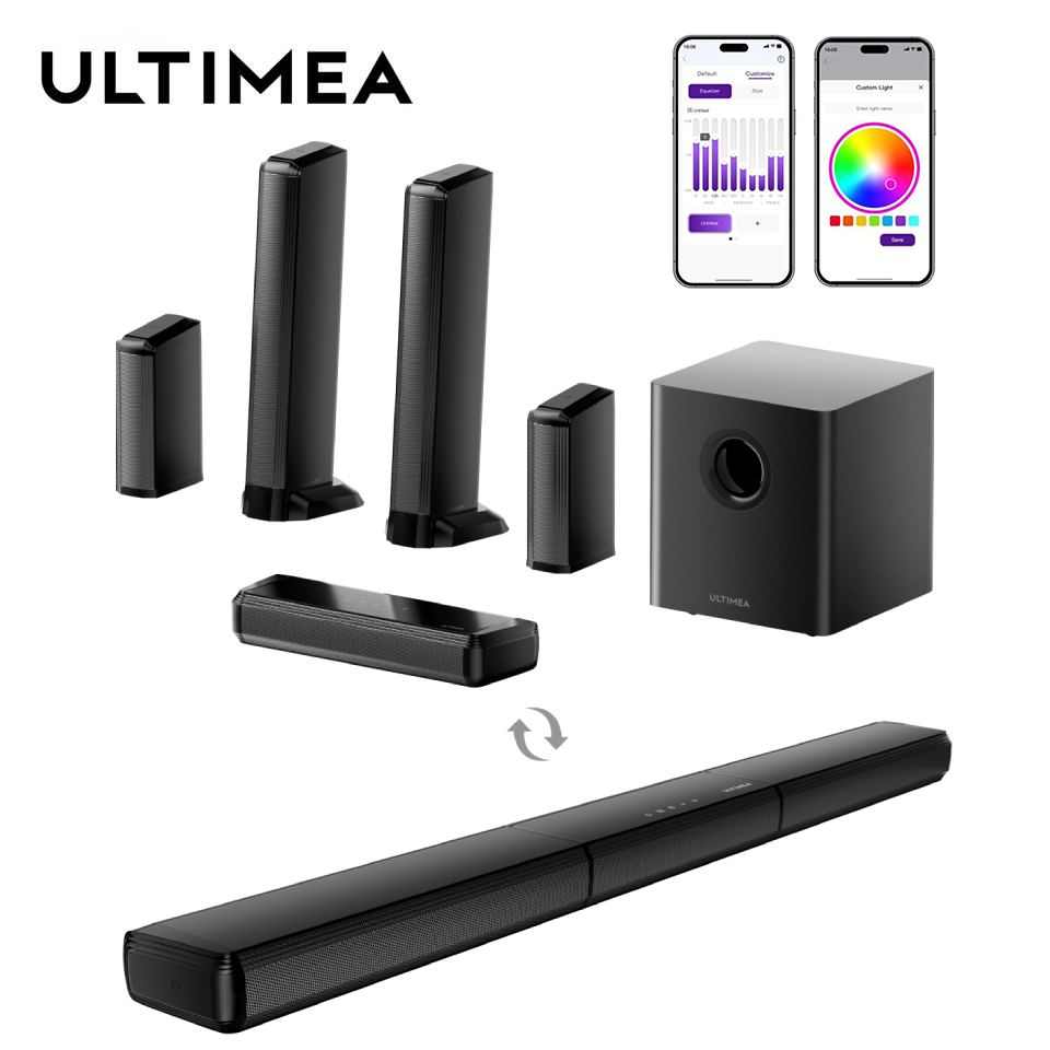 Home Cinema Atmos - ULTIMEA 7.1 Surround Ses Çubuğu, 2