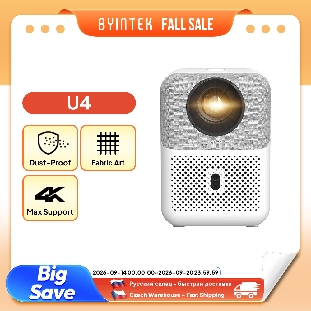 Home Cinema Focal - BYINTEK Full HD Mini Projektör U4