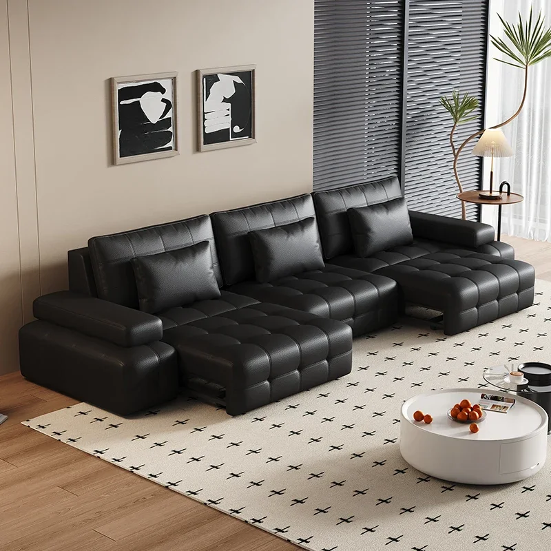 Home Cinema Interiors - Minimalist Uzatılabilir Yatarlı Kanepe Rahatlatıcı Meditasyon