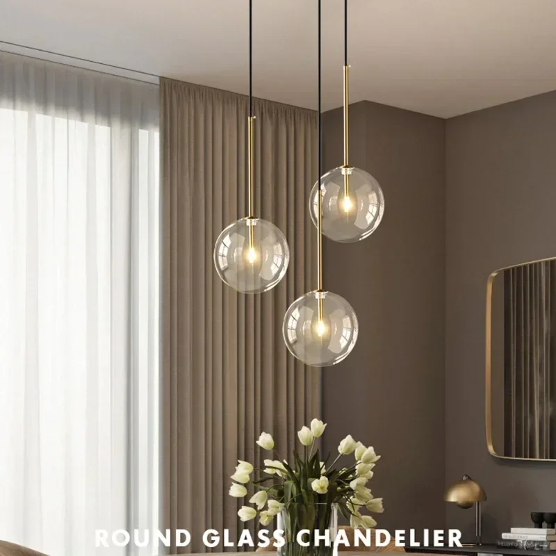 Home Cinema Glasses - Yeni Stil Cam Abajur Avize İskandinav
