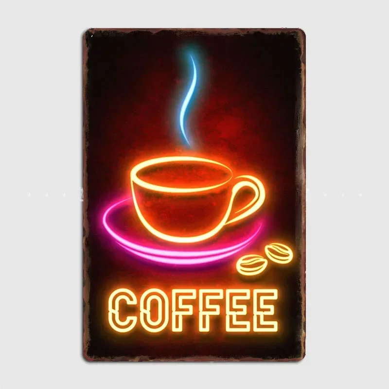 Home Cinema Food - Kahve Yemek Vintage Restoran Posteri Metal