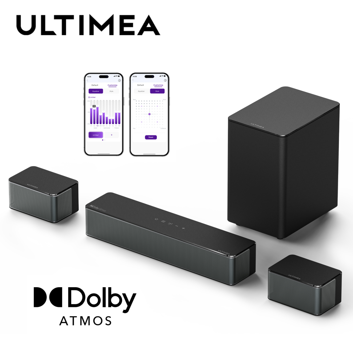 Home Cinema Atmos - ULTIMEA Poseidon M4T Soundbar 5.1 Kanal