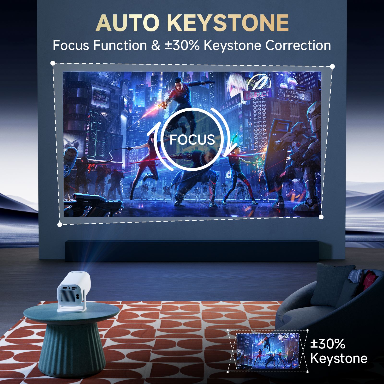 HONGTOP P30PRO Akıllı Mini Pro - Home Cinema Focal incelemesi ve fiyatı