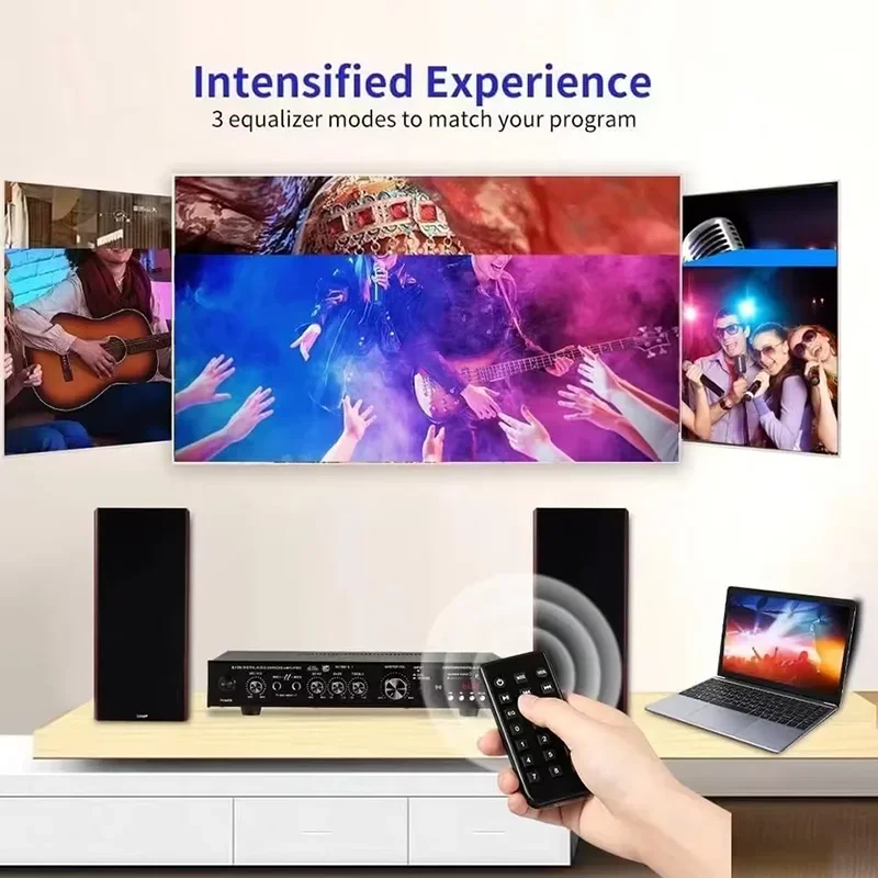 Yüksek Güç Amplifikatörü AV-36 - Home Cinema Bluetooth 5.1 incelemesi ve fiyatı