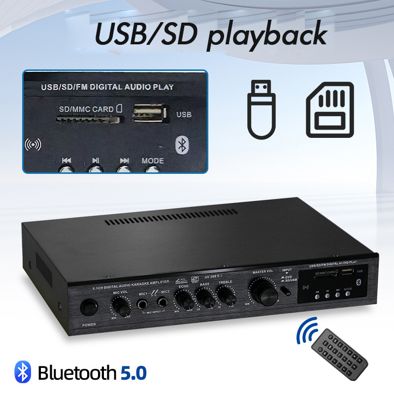 Bluetooth 5.1 Ses Hoparlör Amp - Home Cinema Bluetooth 5.1 incelemesi ve fiyatı