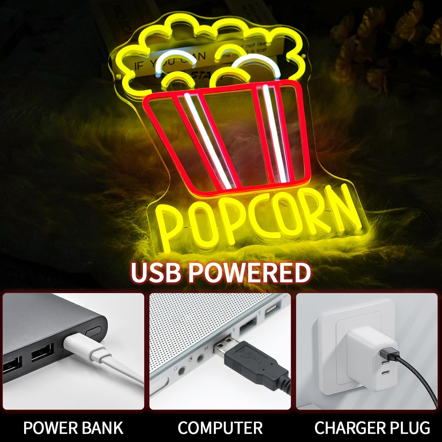 Patlamış mısır Neon Burcu Kısı - Home Cinema Food incelemesi ve fiyatı