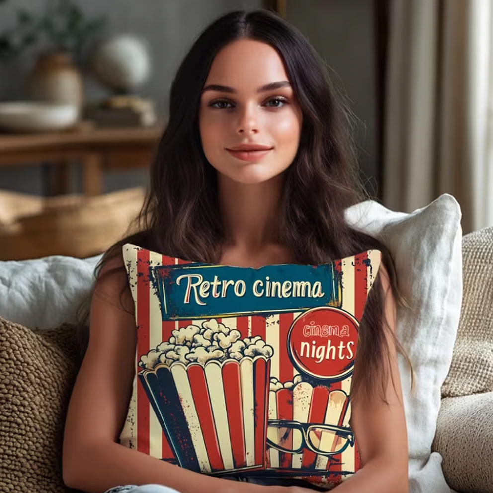4 adet Retro Tarzı Yastık Kılı - Home Cinema Food incelemesi ve fiyatı