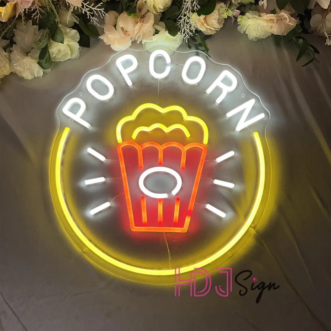 Popcorn LED Neon Tabela, Yemek - Home Cinema Food incelemesi ve fiyatı