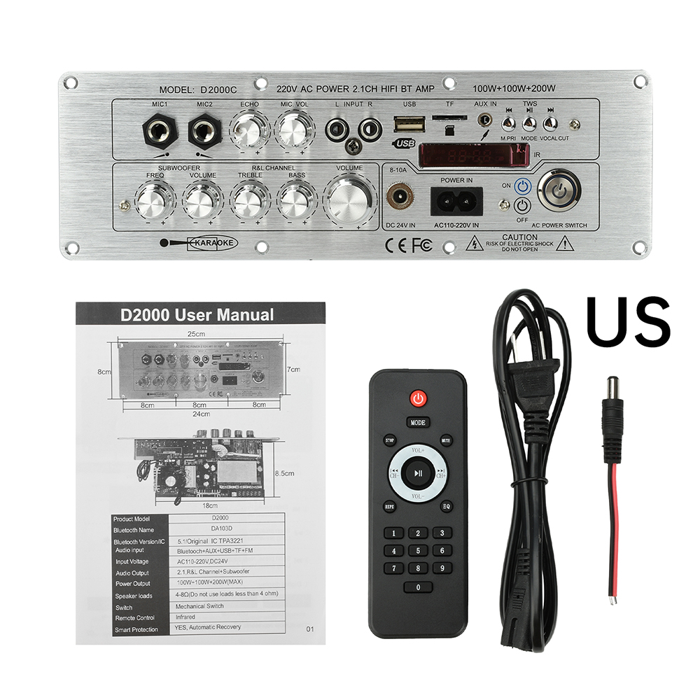 DC 24V/AC110-200V D2000 Blueto - Home Cinema Bluetooth 5.1 incelemesi ve fiyatı